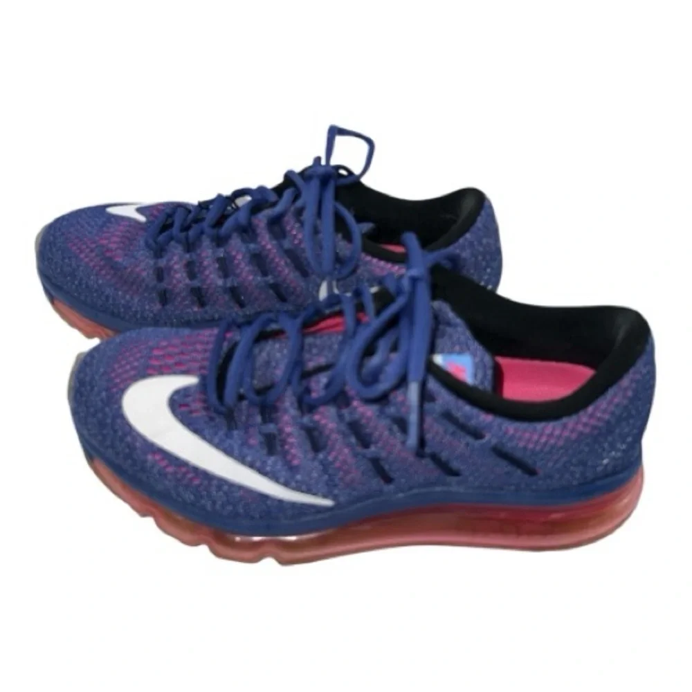Nike AirMax Blue and Pink Athletic Shoes
